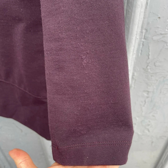 Kit and Ace Collarless Stretch Jacket, Burgundy, Small - Picture 14 of 14